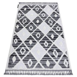 RugsX Maroc Rug in Black - Size: 120 cm x 170 cm - thumbnail 1