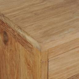 Berkfield Home Bedside Cabinet Solid Teak 40x30x50 cm in Brown - Size: 40 x 30 x 50 cm - thumbnail 6