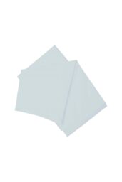 Belledorm Easy Care 200 Thread Count Cotton Polyester Percale Flat Sheet in Duck Egg Blue - Size: Single - thumbnail 1