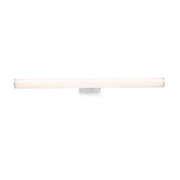 Netlighting Volga Bathroom LED Wall Lamp Chrome 8W 3000K IP44 in Grey - thumbnail 1