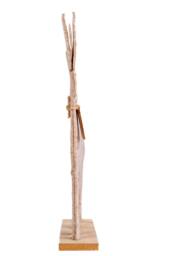 Marco Paul Wooden Stag Christmas Ornament in Brown - thumbnail 3