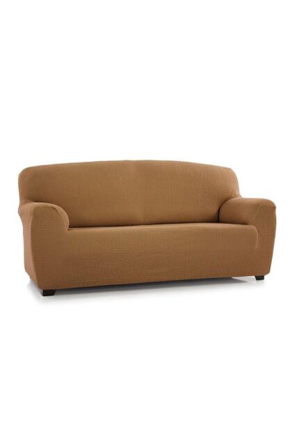 Homescapes Luxury 'Clare' Two Seater Armchair Cover Slipcover Protector in Mustard - image 1