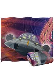 Warner Brothers Rick & Morty Officially Licensed Silky Touch Super Soft Throw Blanket 152 x 127 cm in White - thumbnail 2