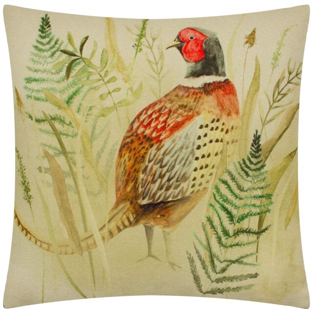 Evans Lichfield Bramble Pheasant Tartan Polyester Filled Cushion - Size: 43 cm x 43 cm - image 1