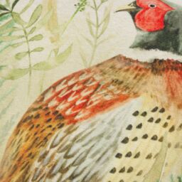 Evans Lichfield Bramble Pheasant Tartan Polyester Filled Cushion - Size: 43 cm x 43 cm - thumbnail 4
