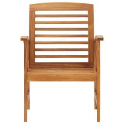 Berkfield Home Beautiful Garden Chairs 2 pcs Solid Acacia Wood in Brown - thumbnail 1