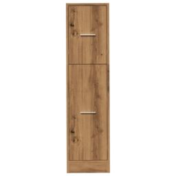 Berkfield Home Apothecary Cabinet Artisian Oak 30x41x118 cm Engineered Wood in Brown - Size: 30 x 41 x 118 cm - thumbnail 5