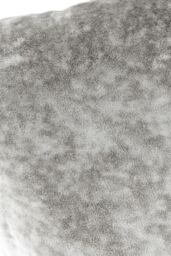 Paoletti Verona Crushed Velvet Sqaure Polyester Filled Cushion in Silver - Size: 55 cm x 55 cm - thumbnail 3
