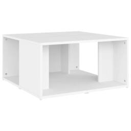 Berkfield Home Stylish Coffee Tables 4 pcs White 33x33x33 cm Engineered Wood - Size: 33 x 33 x 33 cm - thumbnail 8