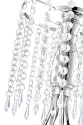 H&O Direct Silver Metal Crystal Spiral Shape Vase Ornaments Wedding Table Centerpiece - thumbnail 4