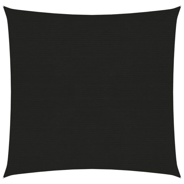Berkfield Home Sunshade Sail 160 g/m ² Black 2.5x2.5 m HDPE - image 1