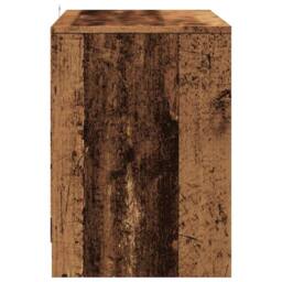 Berkfield Home TV Cabinet Old Wood 102x37.5x52.5 cm Engineered Wood in Brown - thumbnail 5