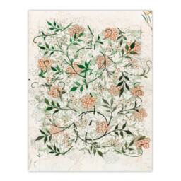 Artery8 William Morris Framed Wall Art Print Wild Jasmine Floral Pattern in White - Size: A4 - thumbnail 3