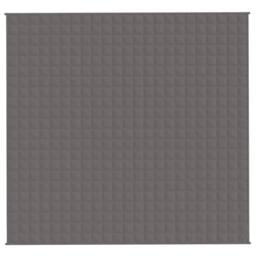 Berkfield Home Soft Weighted Blanket Grey 220x240 cm King 15 kg Fabric