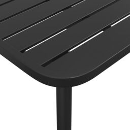 Berkfield Home Garden Table Anthracite 200x100x71 cm Steel in Black - Size: 200 x 100 x 71 cm - thumbnail 6