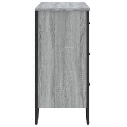 Berkfield Home Chest of Drawers Grey Sonoma 91x35.5x74.5 cm Engineered wood - thumbnail 5