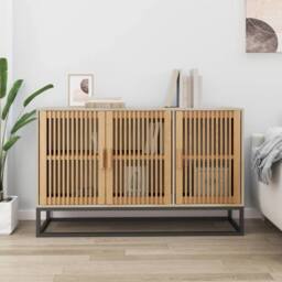 Berkfield Home Sideboard 105x30x65 cm Engineered Wood in Brown - Size: 105 x 30 x 65 cm - thumbnail 1