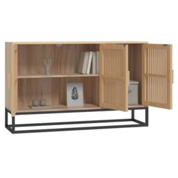 Berkfield Home Sideboard 105x30x65 cm Engineered Wood in Brown - Size: 105 x 30 x 65 cm - thumbnail 3