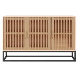 Berkfield Home Sideboard 105x30x65 cm Engineered Wood in Brown - Size: 105 x 30 x 65 cm - thumbnail 4