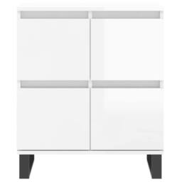 Berkfield Home Sideboards 2 pcs High Gloss White Engineered Wood - thumbnail 6