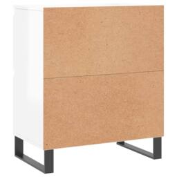 Berkfield Home Sideboards 2 pcs High Gloss White Engineered Wood - thumbnail 8