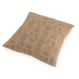 Native Natural Diamond Beige Wool Cushion Cover 45x45cm - Size: 45 cm x 45 cm - thumbnail 4