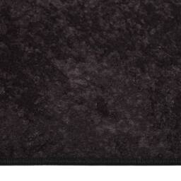Berkfield Home Rug Washable 160x230 cm Anthracite Anti Slip in Black - Size: 100 cm diameter - thumbnail 4