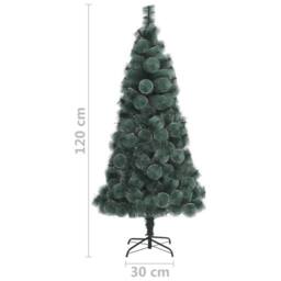 Berkfield Home Artificial Christmas Tree with Stand Green 120 cm PET - thumbnail 7
