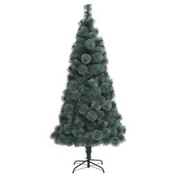 Berkfield Home Artificial Christmas Tree with Stand Green 120 cm PET - thumbnail 1