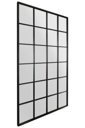 "MirrorOutlet Black Modern Window Garden Wall Mirror 69"" X 43"" (174CM X 110CM) - Size: 1 Pack" - thumbnail 7