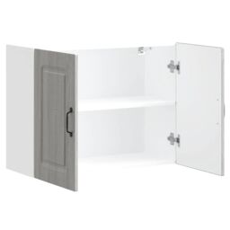 Berkfield Home Kitchen Wall Cabinet Kalmar Grey Sonoma Engineered Wood - thumbnail 5