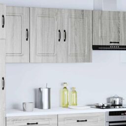 Berkfield Home Kitchen Wall Cabinet Kalmar Grey Sonoma Engineered Wood - thumbnail 2