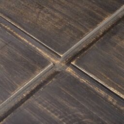 Berkfield Home Coffee Table Dark Brown Square Solid Mango Wood - thumbnail 4