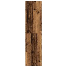 Berkfield Home Wardrobe Old Wood 100x50x200 cm Engineered Wood in Brown - Size: 100 x 50 x 200 cm - thumbnail 5