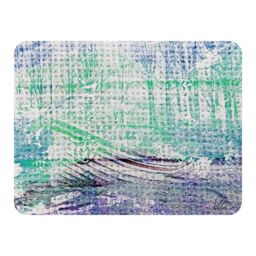 Benjamin Tate Design Washed Up Blue Blanket in Natural - Size: 120 cm x 150 cm - thumbnail 1