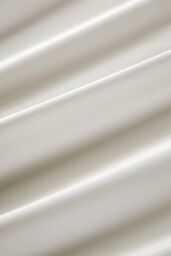 CHRISTY 400TC Luxury Cotton Sateen Plain Dye Bedding Flat Sheets in Ivory - Size: King Flat - thumbnail 2