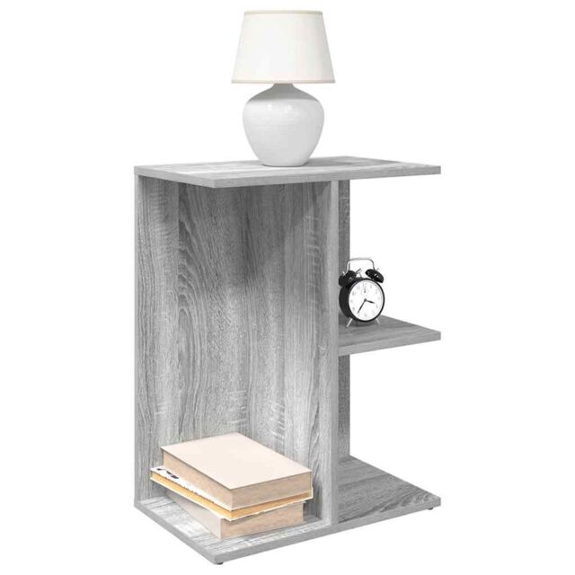 Berkfield Home Bedside Tables 2 pcs Grey Sonoma 46.5x29x61 cm Engineered Wood - image 1