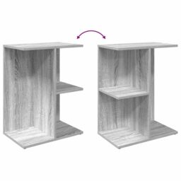 Berkfield Home Bedside Tables 2 pcs Grey Sonoma 46.5x29x61 cm Engineered Wood - thumbnail 8