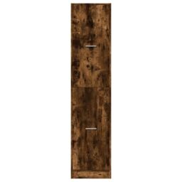Berkfield Home Apothecary Cabinet¬†Smoked Oak 40x41x174.5 cm Engineered Wood in Brown - thumbnail 5