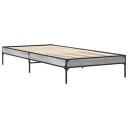 Berkfield Home Durable Bed Frame without Mattress Grey Sonoma 90x200 cm - thumbnail 6
