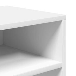 Berkfield Home Book Cabinet White 66x31x80 cm Engineered Wood - Size: 66 x 31 x 80 cm - thumbnail 7