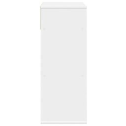 Berkfield Home Book Cabinet White 66x31x80 cm Engineered Wood - Size: 66 x 31 x 80 cm - thumbnail 5