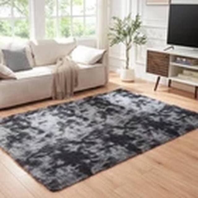 EONLION NEW Living Room Bedroom Dark Grey Super Large Soft Rugs, Non slip - Size: 160 cm x 230 cm - image 1