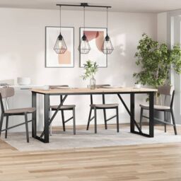 Berkfield Home Table Tops 4 pcs 90x45x2.5 cm Rectangular Solid Wood Pine in Brown - thumbnail 4