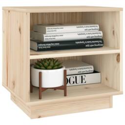 Berkfield Home Elegant Bedside Cabinets 2 pcs 40x34x40 cm Solid Wood Pine in Natural - Size: 40 x 34 x 40 cm - thumbnail 5