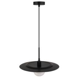 Netlighting Riga Gold Dome Pendant Ceiling Light Matt Black 1x G9 - thumbnail 5