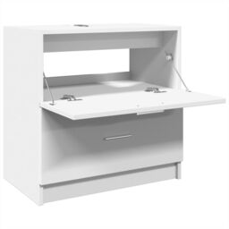 Berkfield Home Sink Cabinet White 59x37x59 cm Engineered Wood - Size: 59 x 37 x 59 cm - thumbnail 5