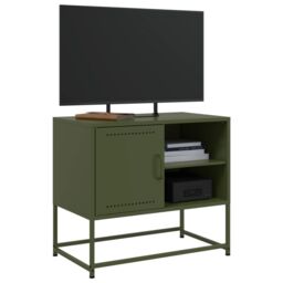 Berkfield Home TV Cabinet Mustard Yellow 100.5x39x60.5 cm Steel - thumbnail 5