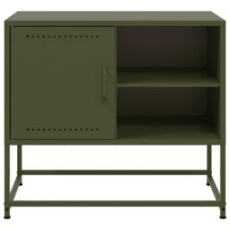 Berkfield Home TV Cabinet Mustard Yellow 100.5x39x60.5 cm Steel - thumbnail 6