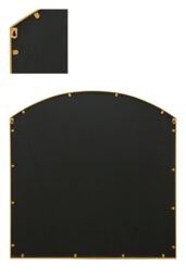 "MirrorOutlet Gold Framed Arched Window Garden Mirror 39""x39"" 100x100CM - Size: 1 Pack" - thumbnail 4